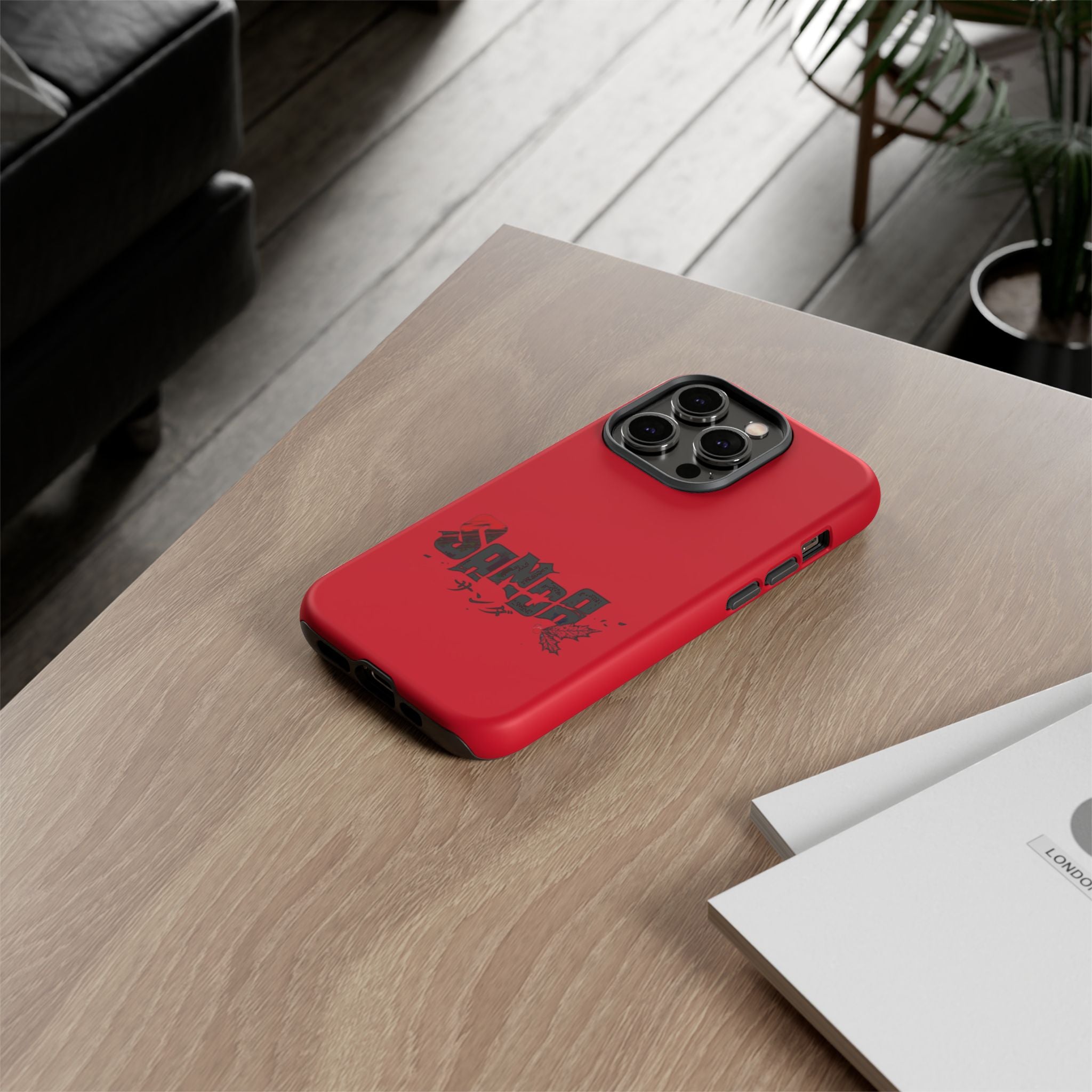 Sanda Anime iPhone Case — Red Logo