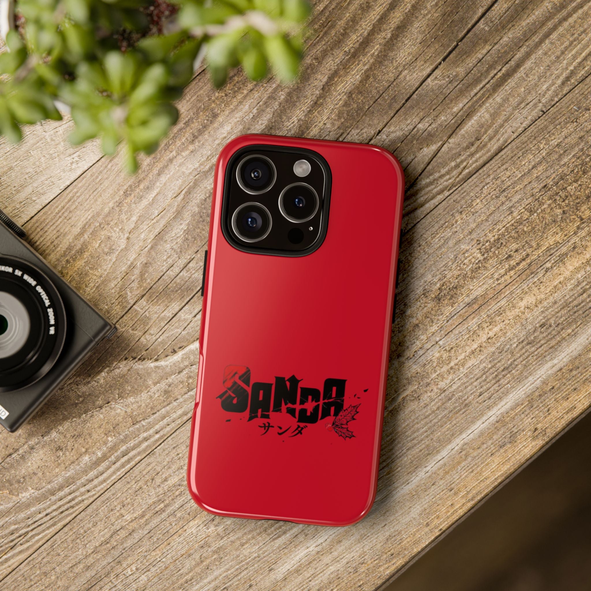 Sanda Anime iPhone Case — Red Logo