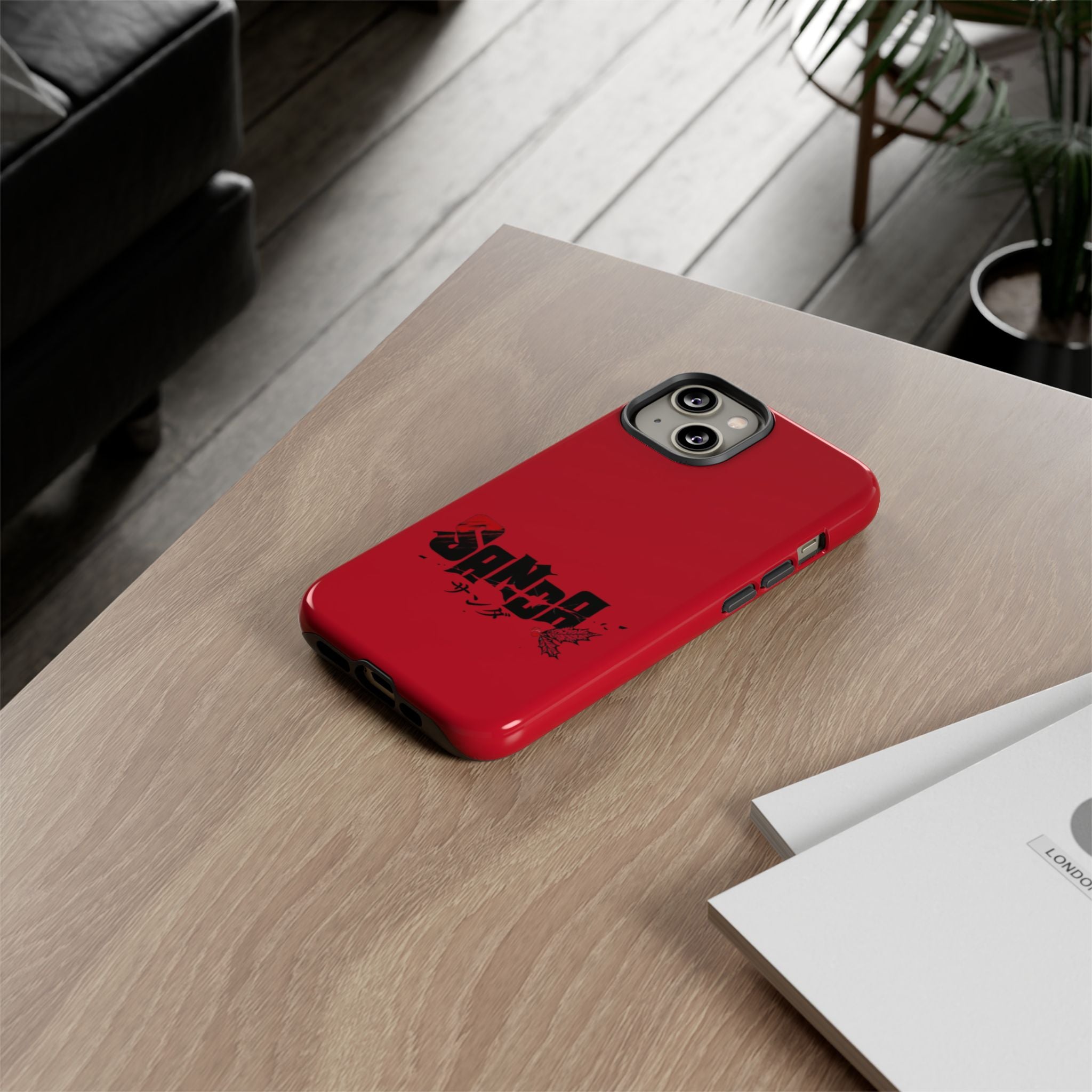 Sanda Anime iPhone Case — Red Logo