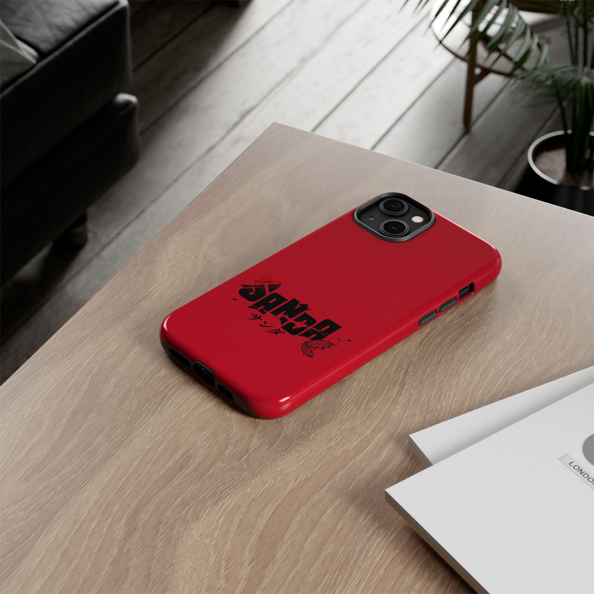 Sanda Anime iPhone Case — Red Logo