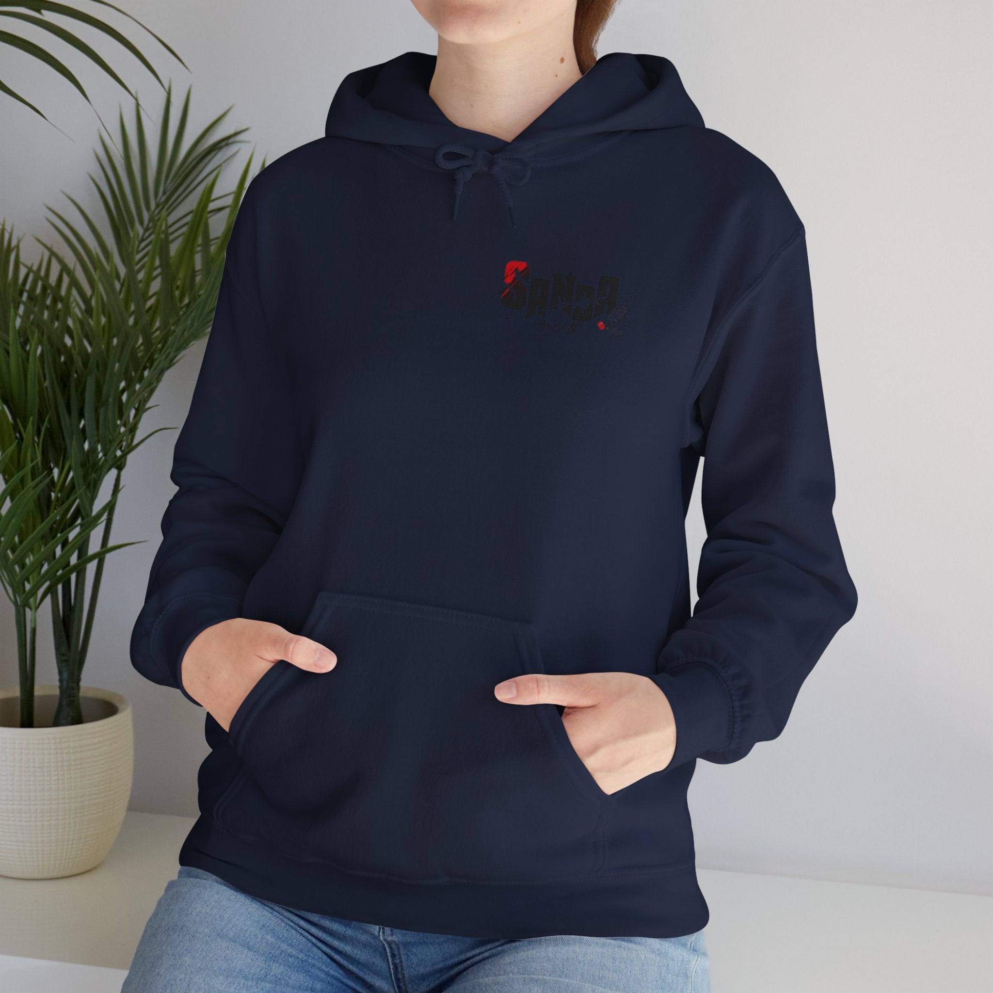 Sanda Anime Do-Gooder Navy Blue Hoodie
