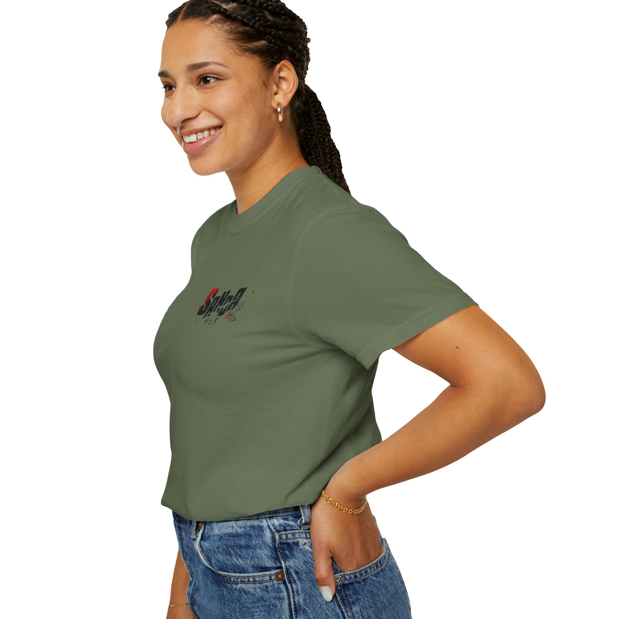 Sanda Anime Do-Gooder Army Green T-Shirt