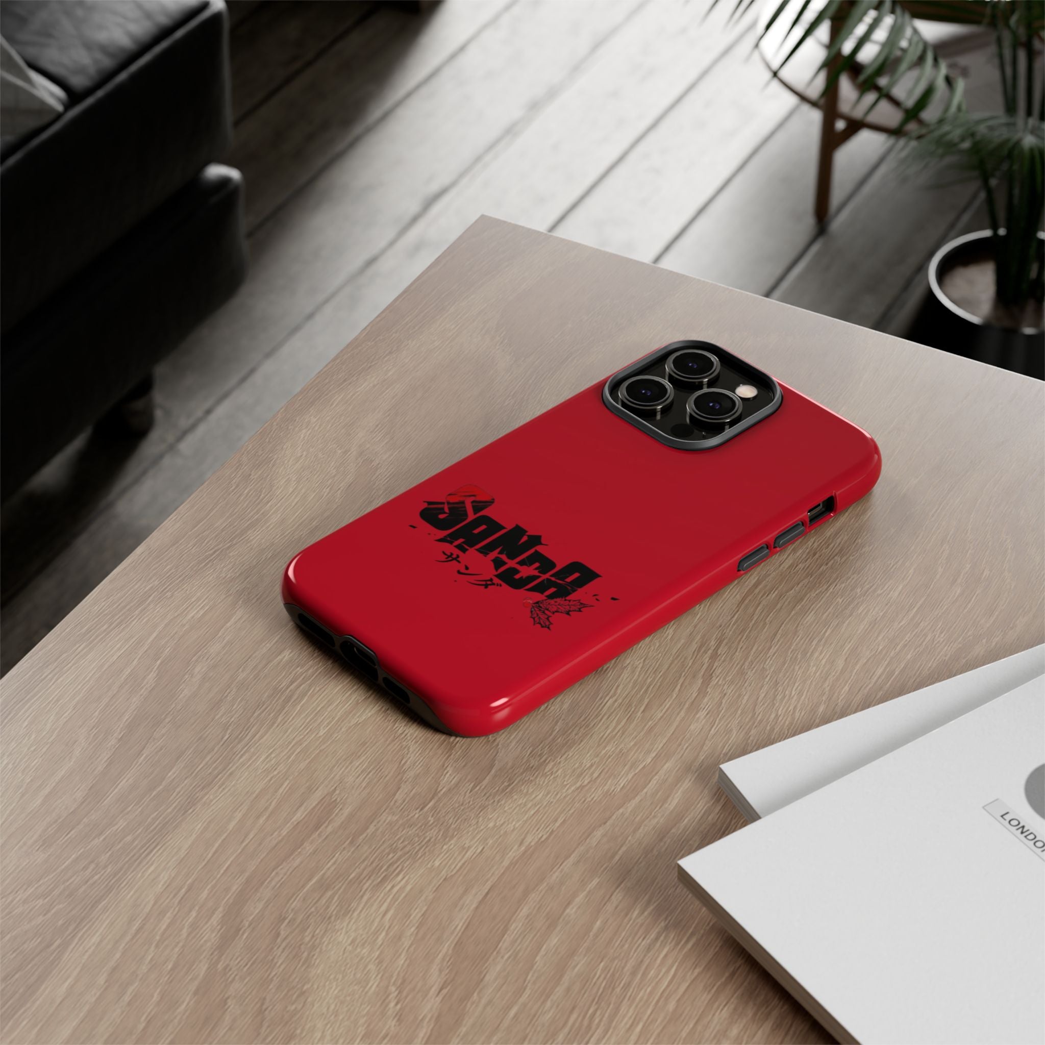 Sanda Anime iPhone Case — Red Logo