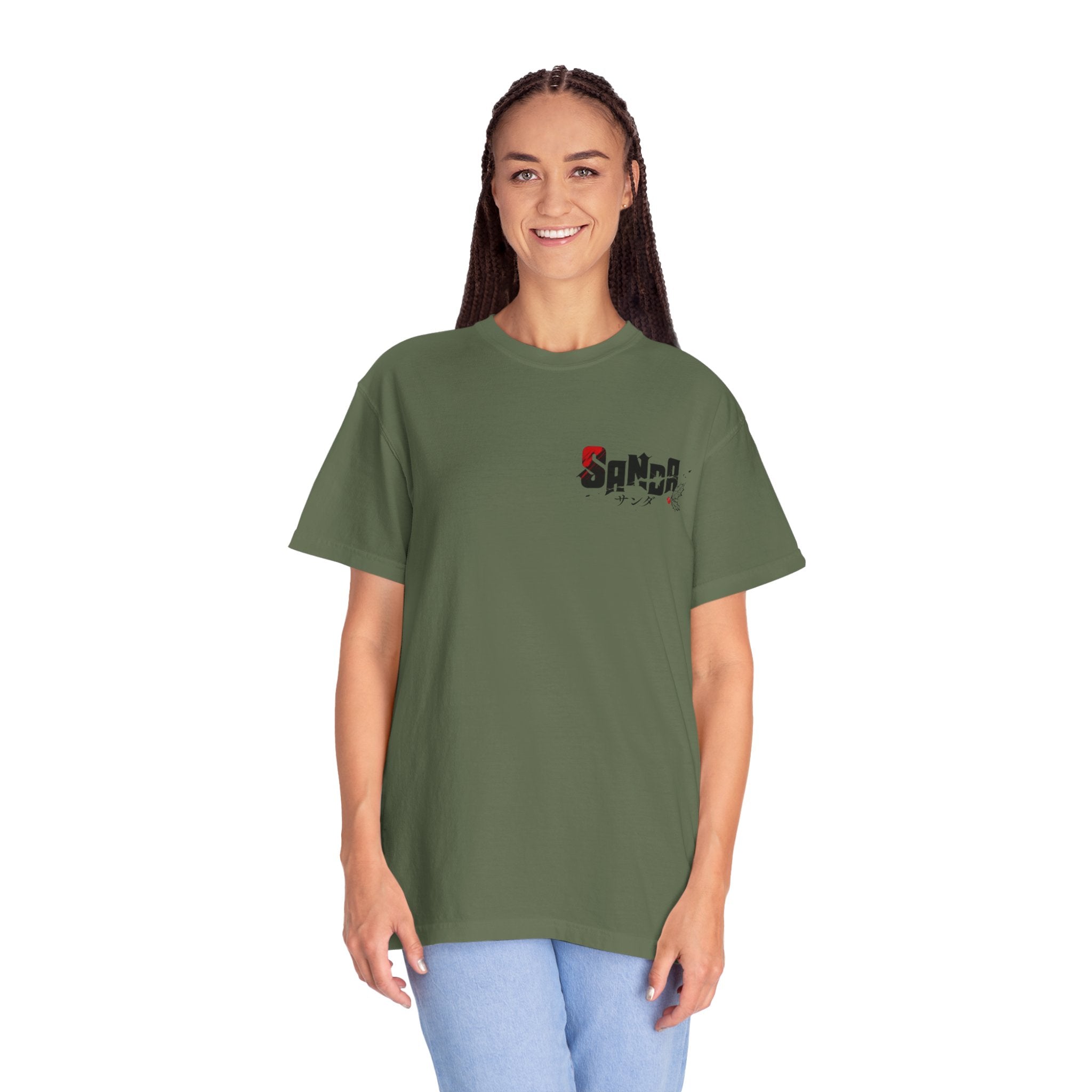 Sanda Anime Do-Gooder Army Green T-Shirt