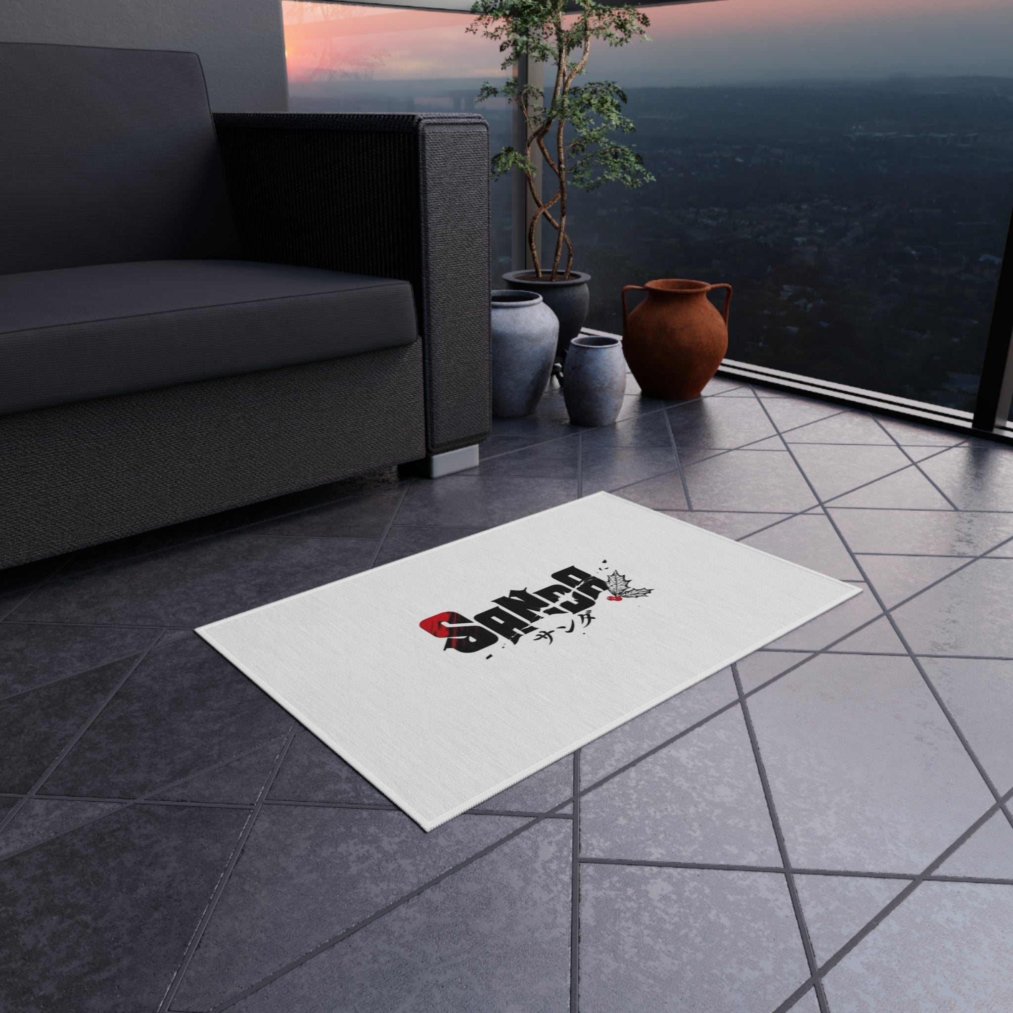 Sanda Anime logo Rug