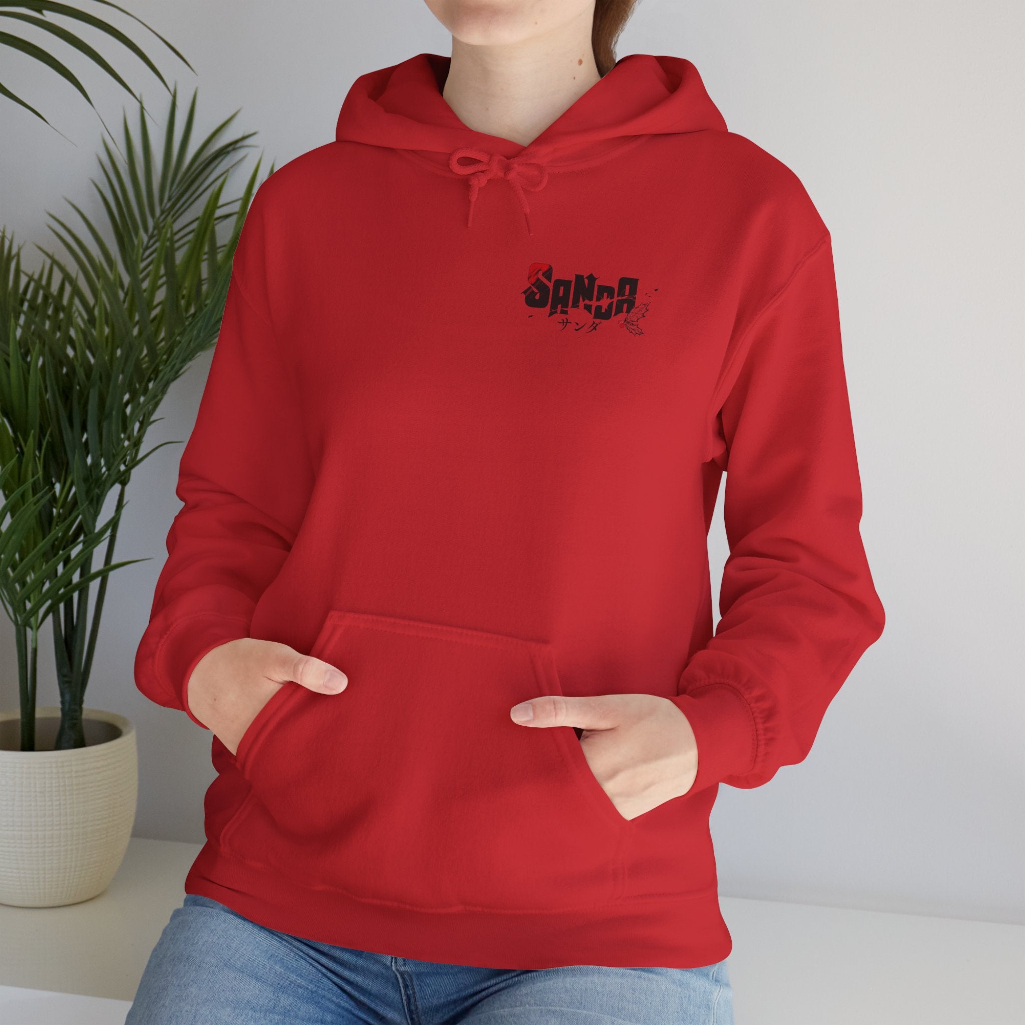 Sanda Anime Do-Gooder Red Hoodie