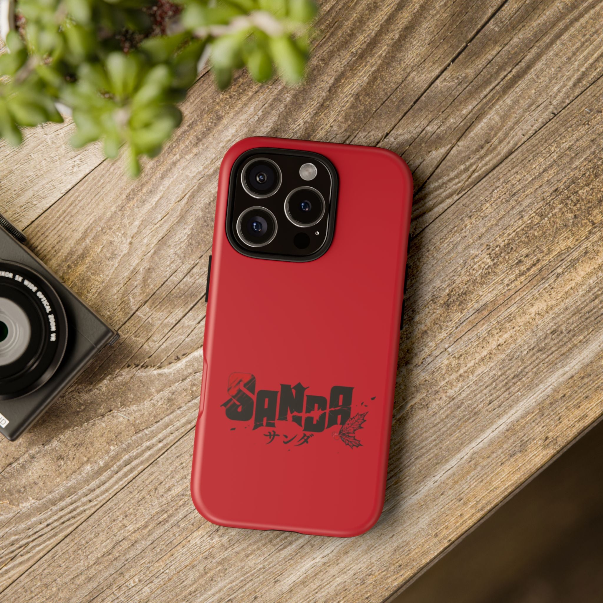 Sanda Anime iPhone Case — Red Logo