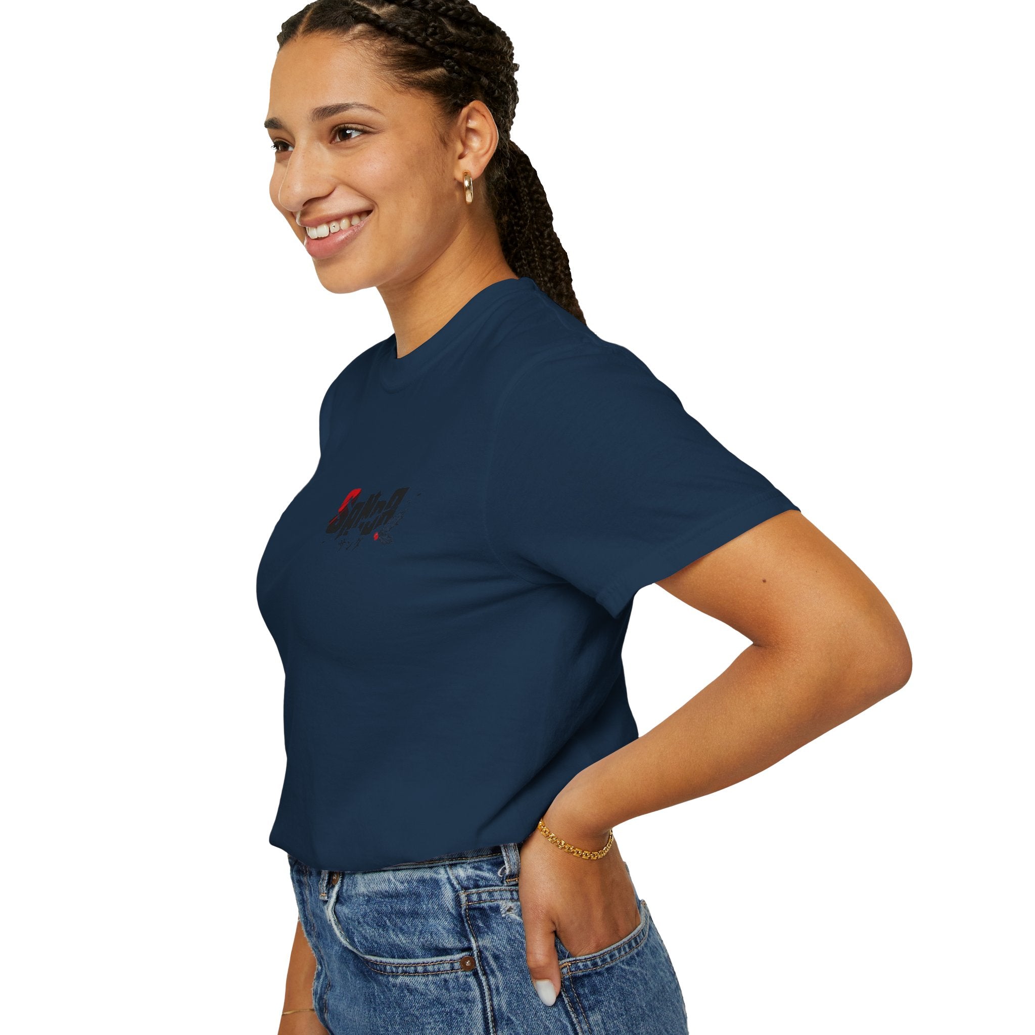 Sanda Anime Do-Gooder Navy Blue T-Shirt