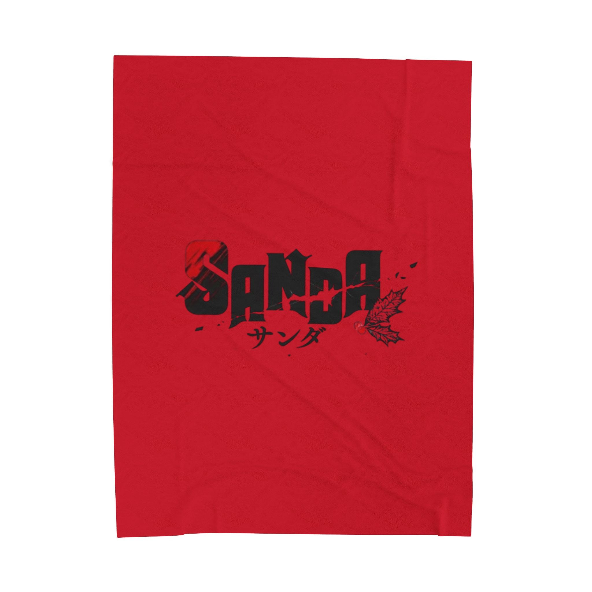 Sanda Anime Red Logo Blanket