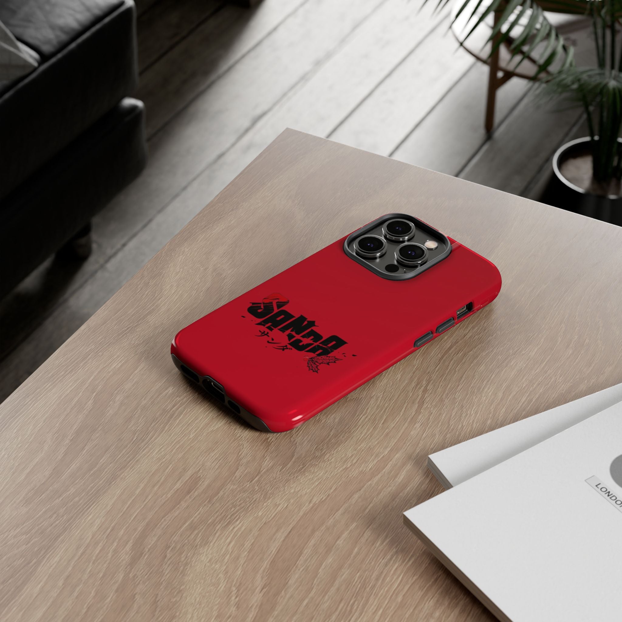 Sanda Anime iPhone Case — Red Logo