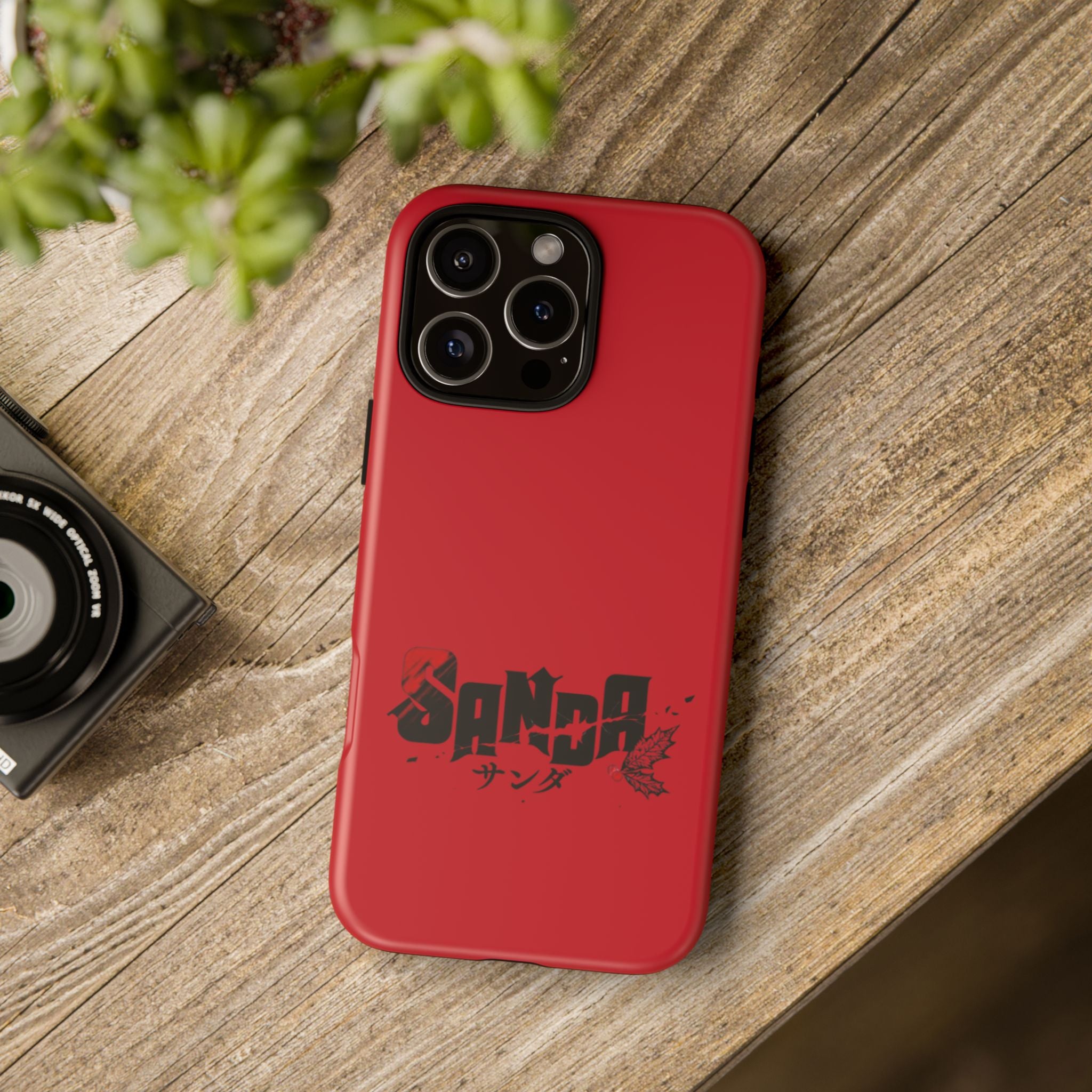 Sanda Anime iPhone Case — Red Logo