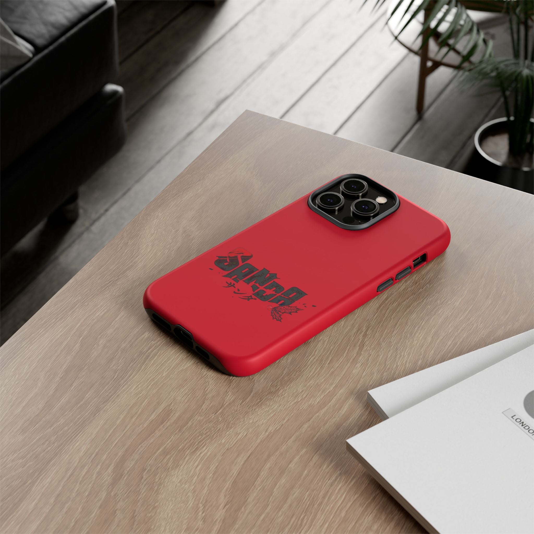 Sanda Anime iPhone Case — Red Logo