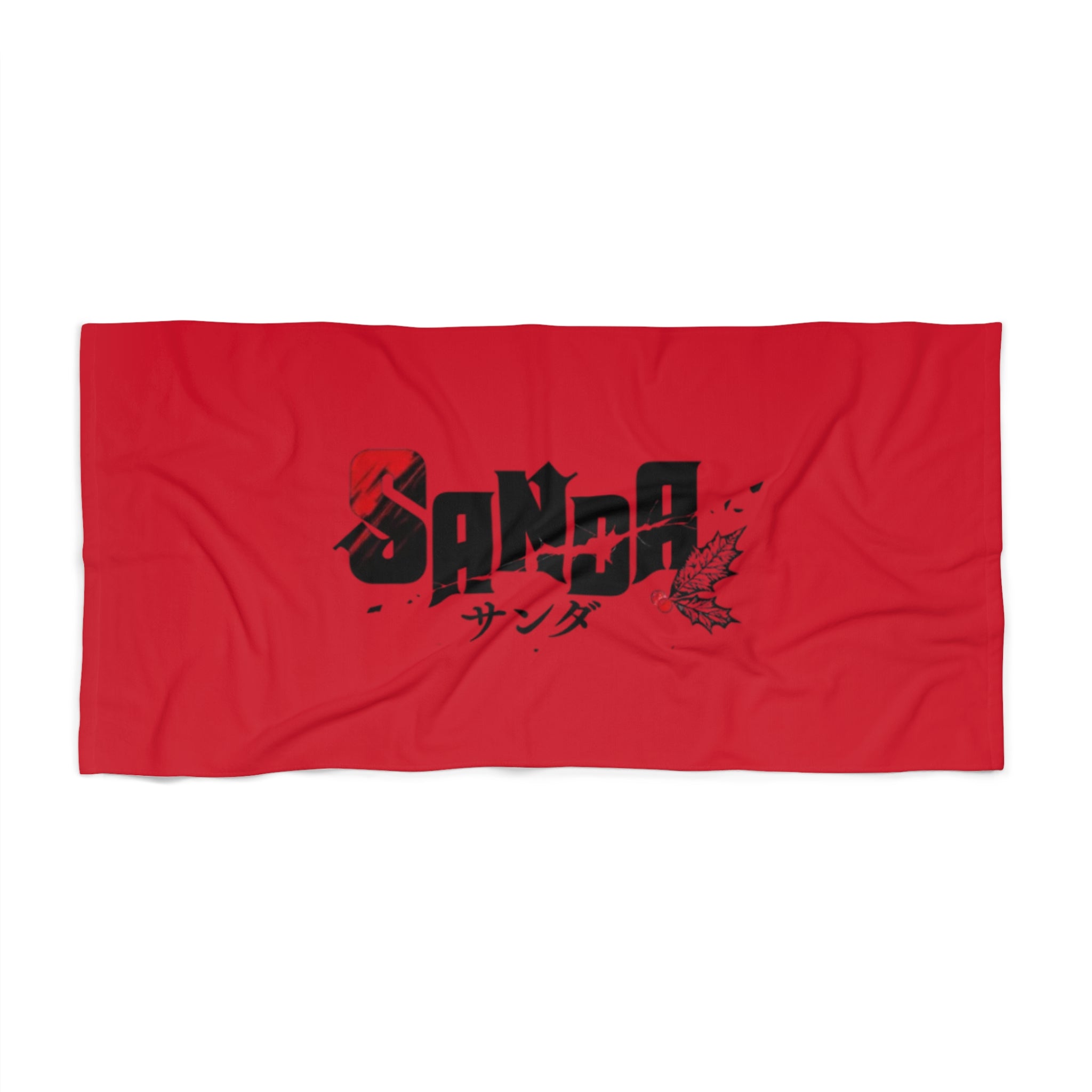 Sanda Anime Red Logo Towel