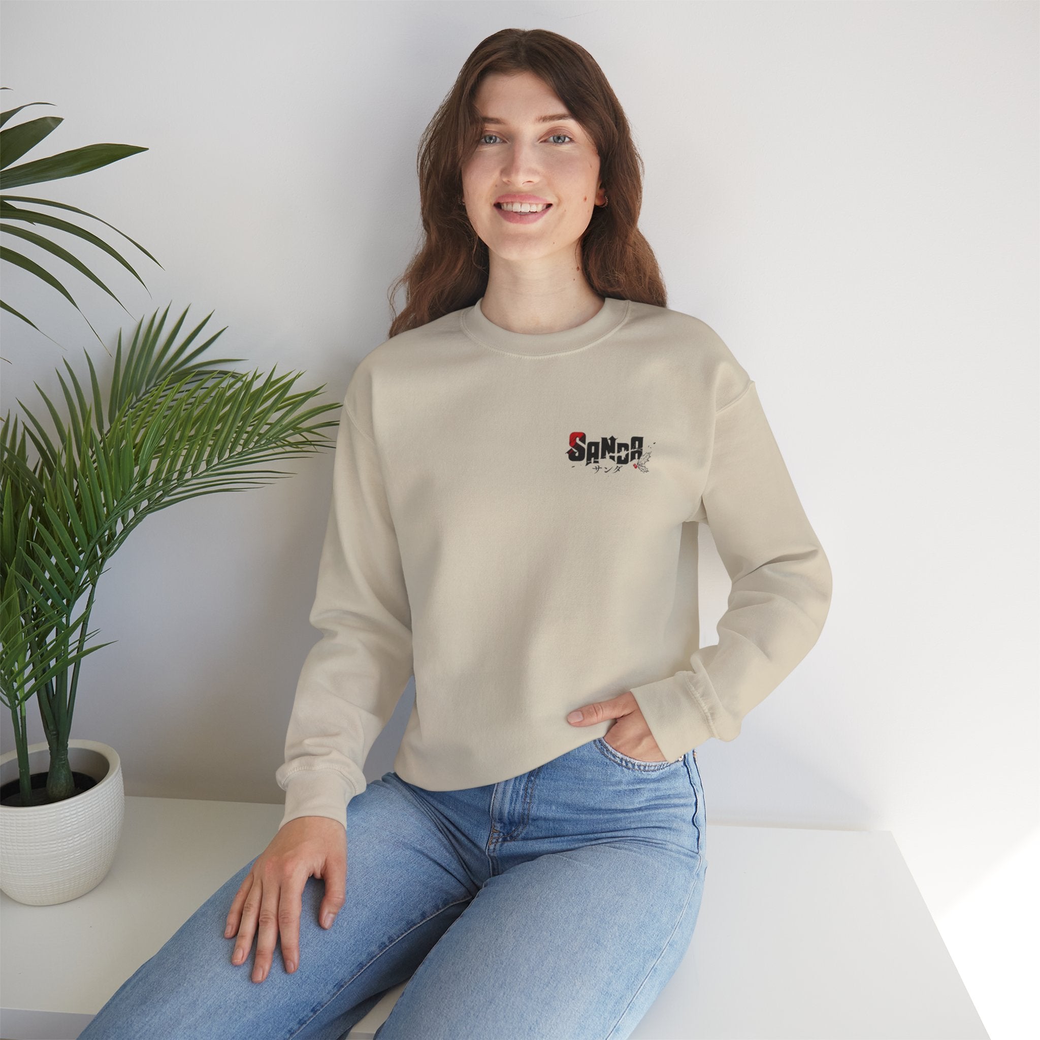 Sanda Anime Do-Gooder Beige Sweatshirt