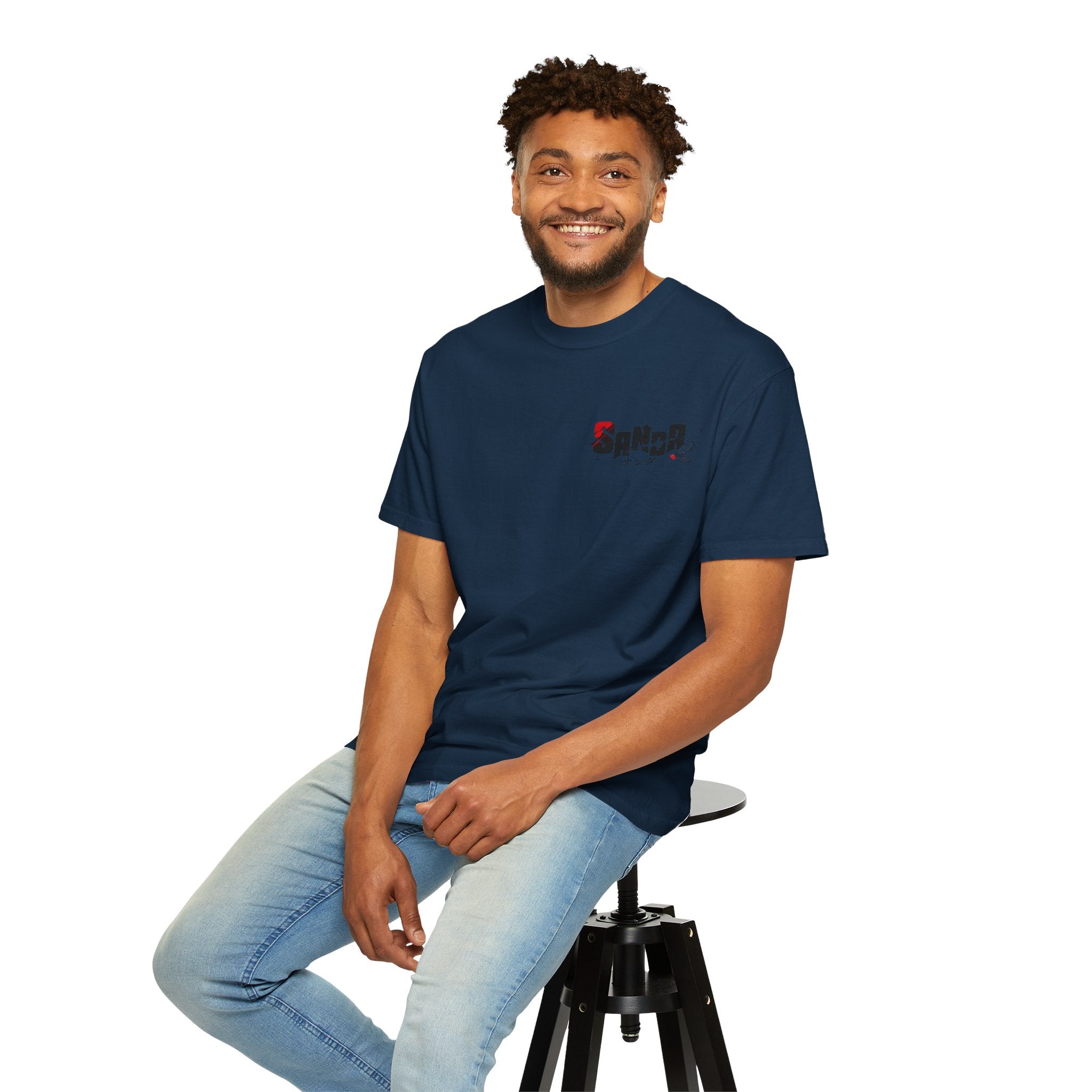 Sanda Anime Do-Gooder Navy Blue T-Shirt